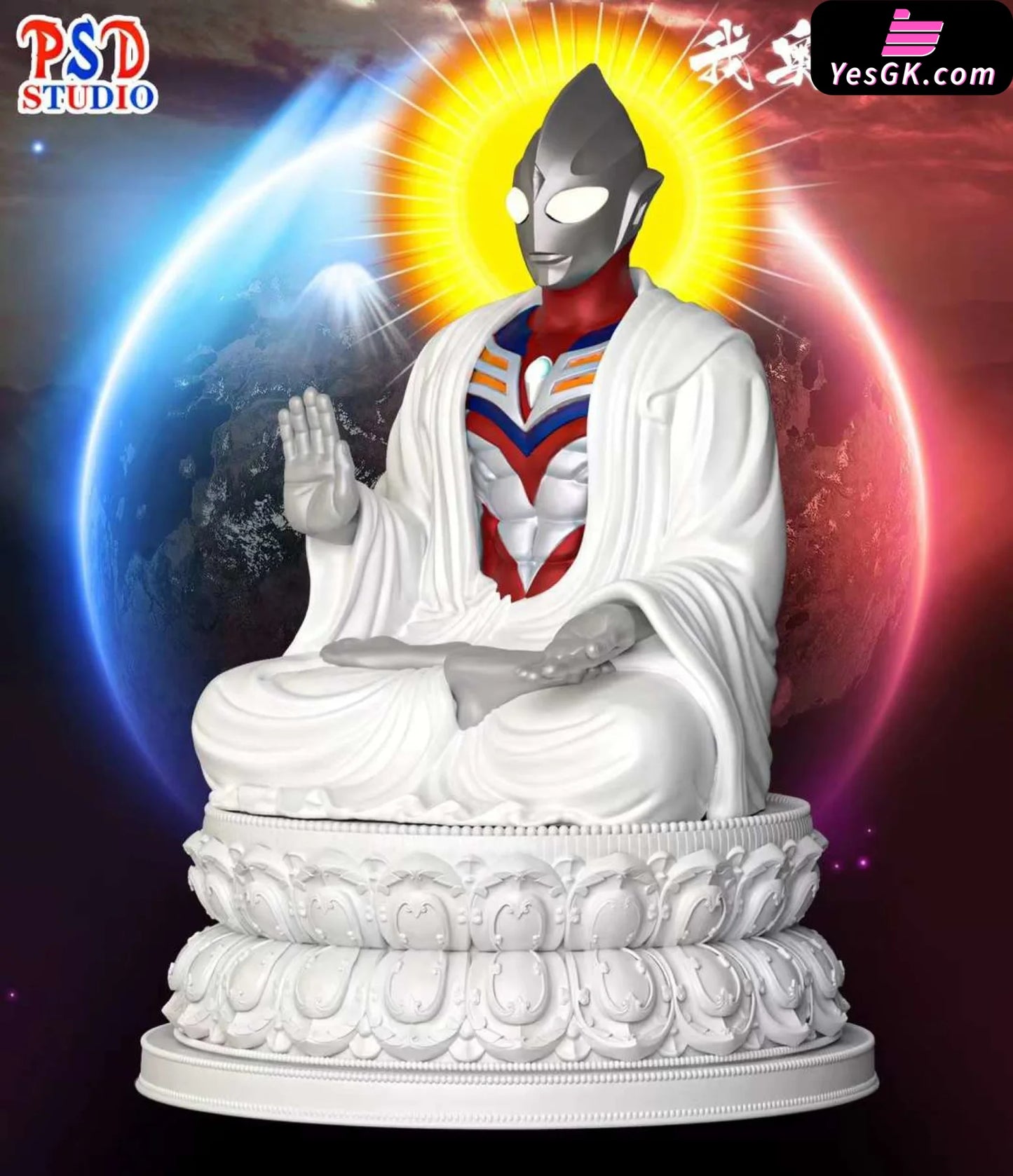 Ultraman Compassion Tiga Buddha Statue - Psd Studio [Pre-Order]