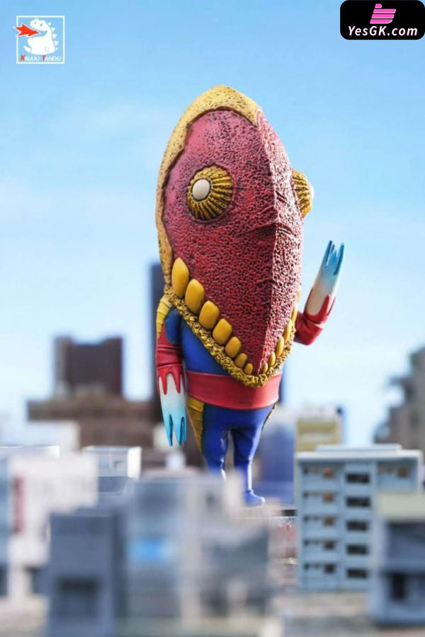 Ultraman Goodbye Childhood #1 Hello Little Monster Alien Baltan & Zetton & Alien Metron GK Statue - KAIJUU TANDO Studio