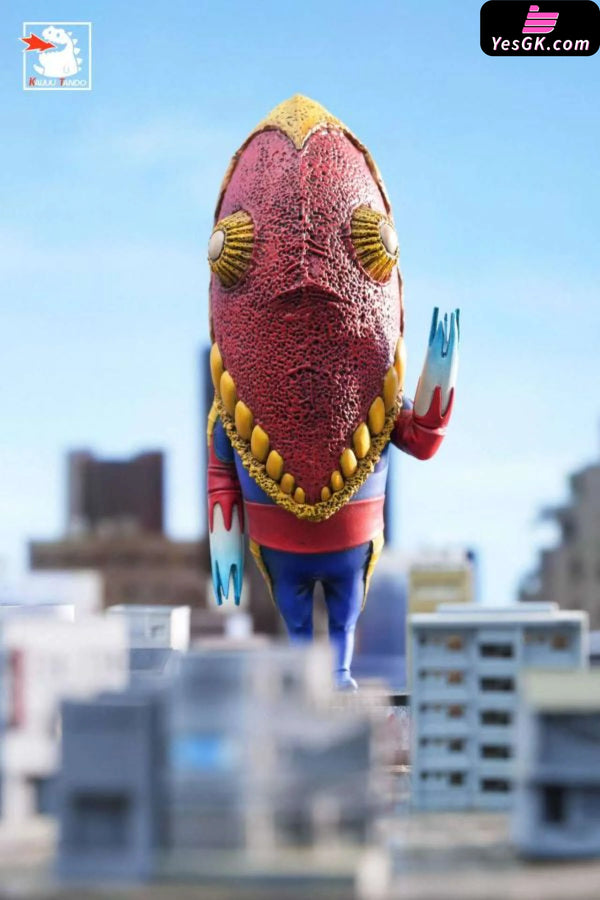 Ultraman Goodbye Childhood #1 Hello Little Monster Alien Baltan & Zetton & Alien Metron GK Statue - KAIJUU TANDO Studio