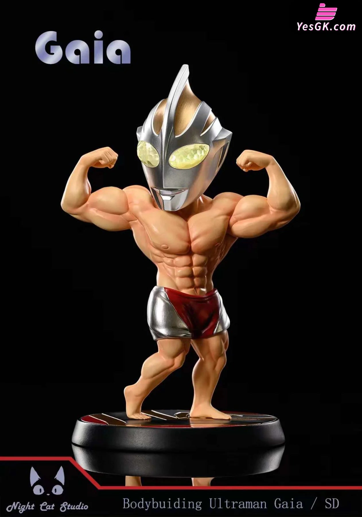 Ultraman Muscle Series #4-Gaia & Dyna Resin Statue - Night Cat Studio [Pre-Order]