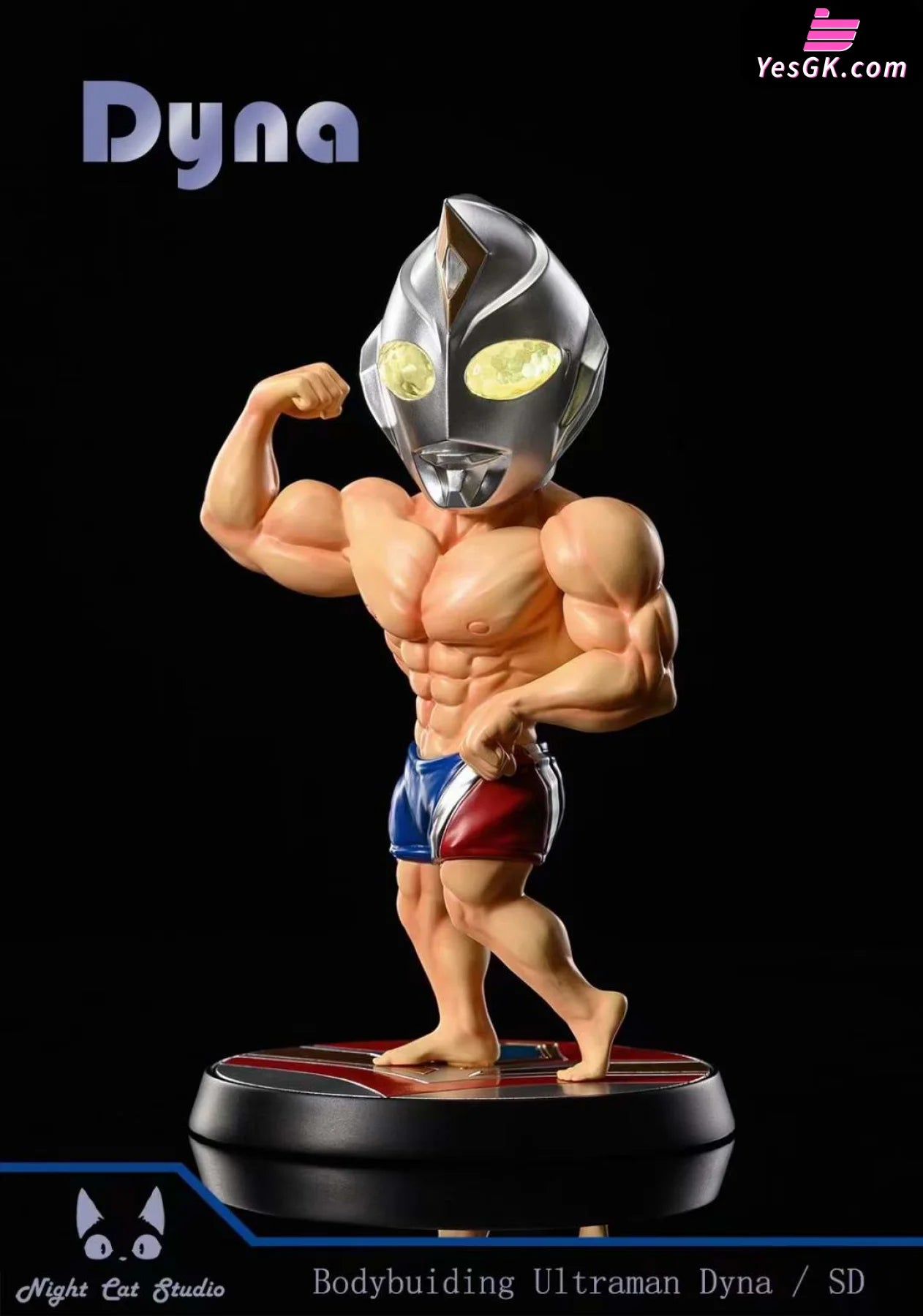 Ultraman Muscle Series #4-Gaia & Dyna Resin Statue - Night Cat Studio [Pre-Order]