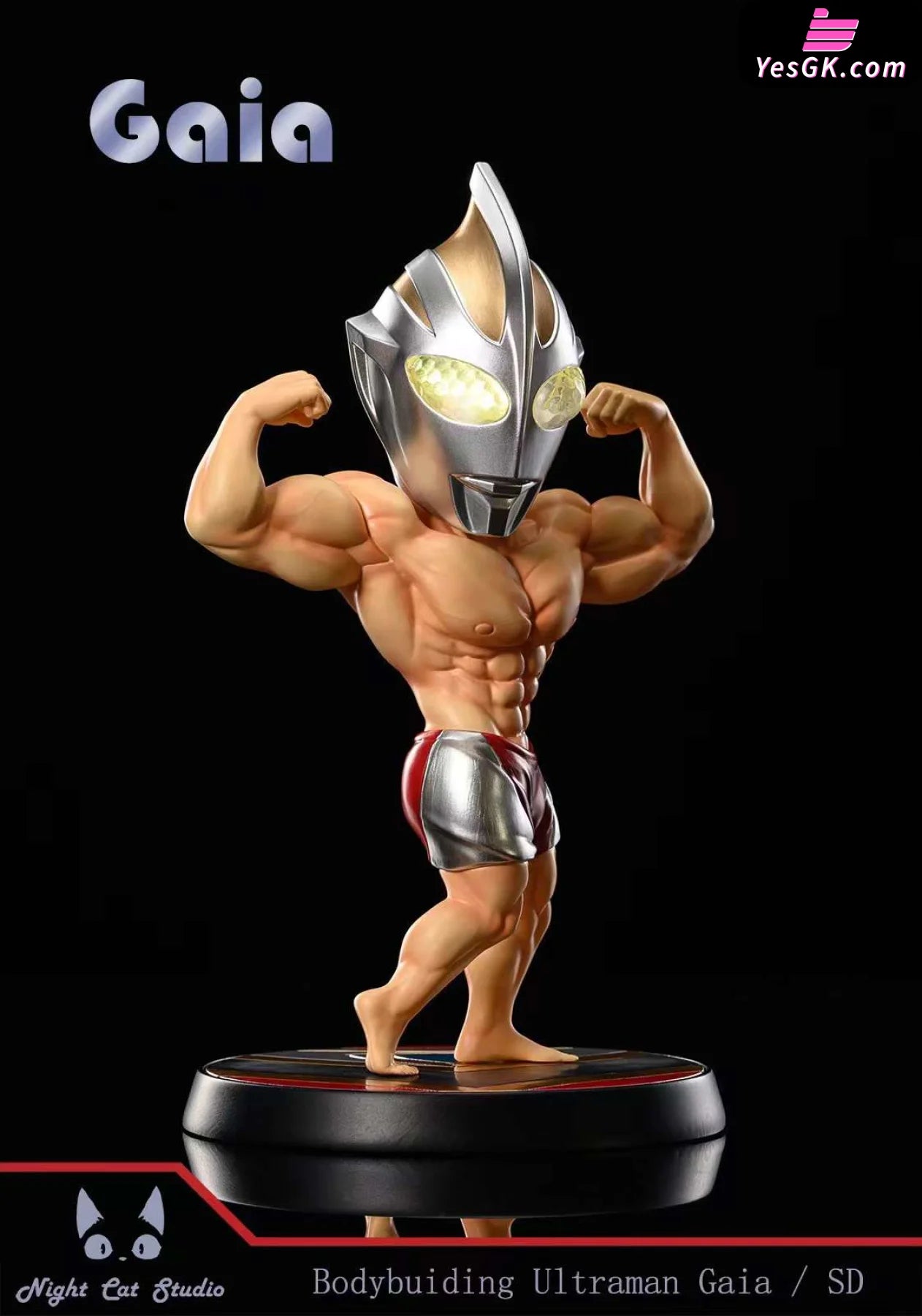 Ultraman Muscle Series #4-Gaia & Dyna Resin Statue - Night Cat Studio [Pre-Order]