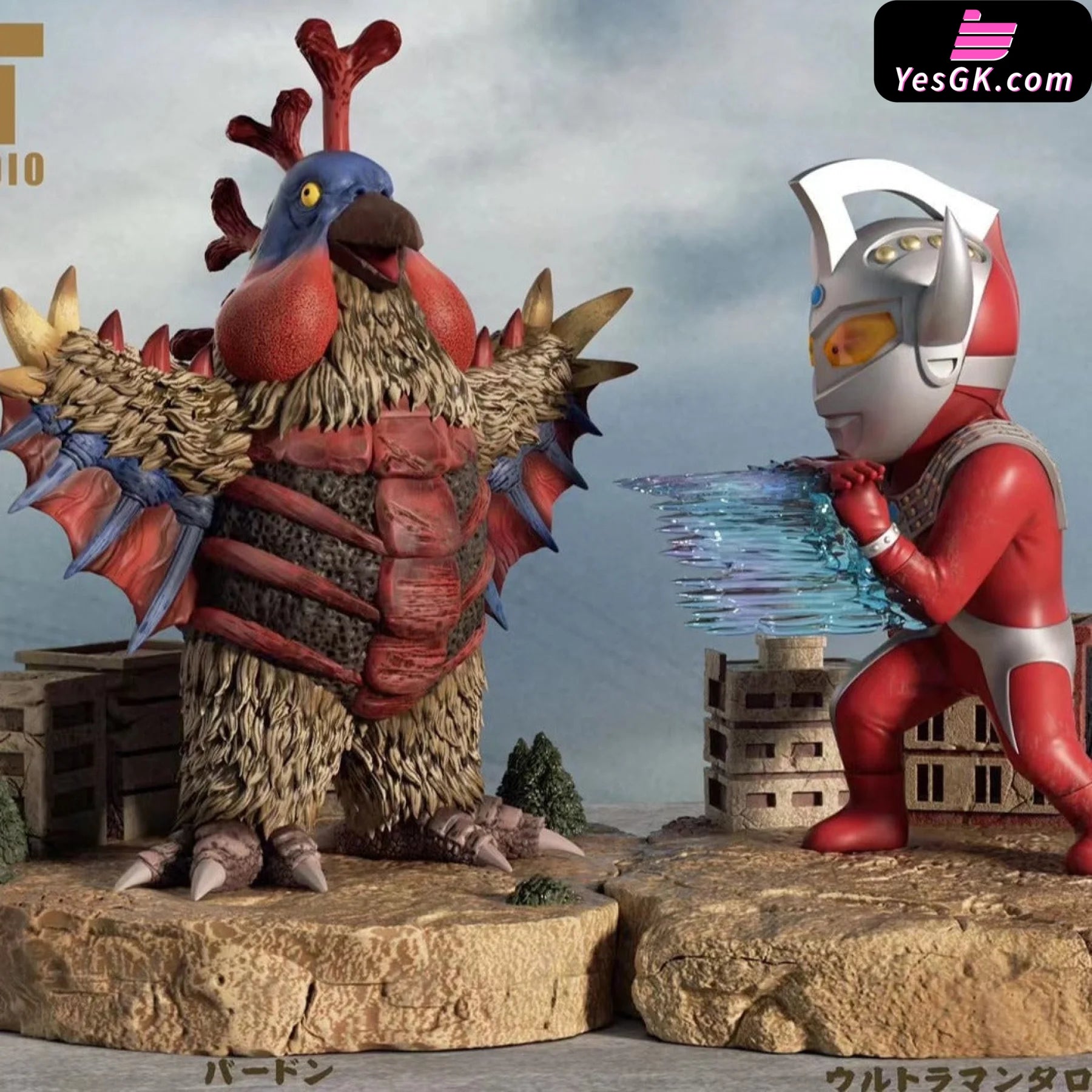 Ultraman Taro Vs Birdon Resin Statue - Nt Studio [Pre-Order]