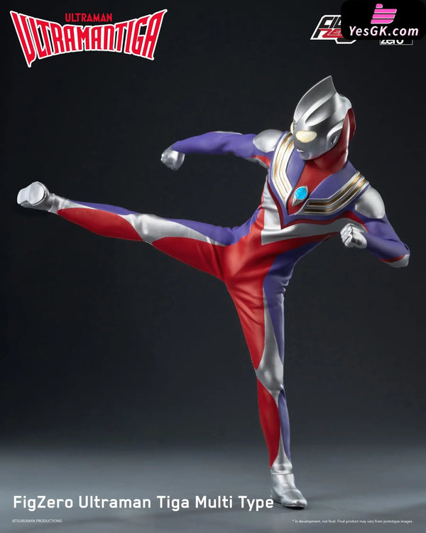 Ultraman Tiga FigZero Ultraman Tiga Multi Type 3Z05670W0 (Licensed) Action Figure - Threezero Studio [Pre-Order]