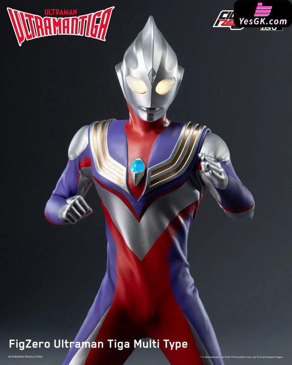Ultraman Tiga FigZero Ultraman Tiga Multi Type 3Z05670W0 (Licensed) Action Figure - Threezero Studio [Pre-Order]