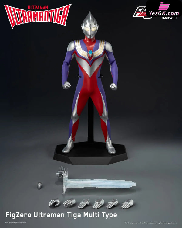 Ultraman Tiga FigZero Ultraman Tiga Multi Type 3Z05670W0 (Licensed) Action Figure - Threezero Studio [Pre-Order]