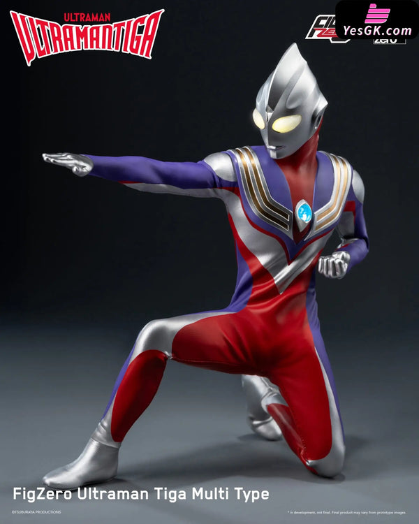 Ultraman Tiga FigZero Ultraman Tiga Multi Type 3Z05670W0 (Licensed) Action Figure - Threezero Studio [Pre-Order]