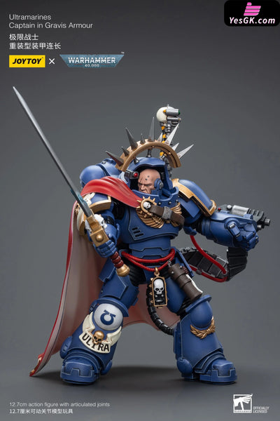 Ultramarines Captain in Gravis Armour JT7745 (Licensed) Action Figure - JOYTOY Studio [Pre-Order] Others