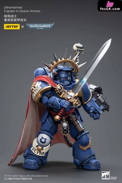 Ultramarines Captain in Gravis Armour JT7745 (Licensed) Action Figure - JOYTOY Studio [Pre-Order] Others