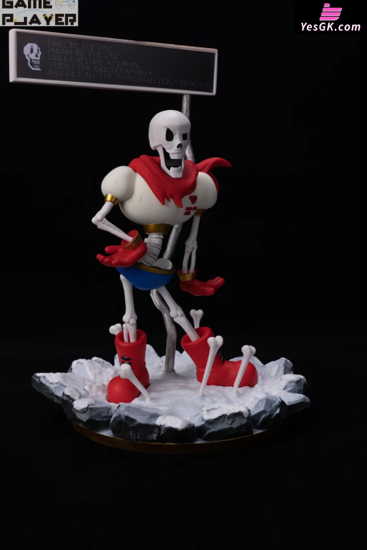 Undertale Papyrus Statue - Game Player Studio [Pre-Order] Other Animes