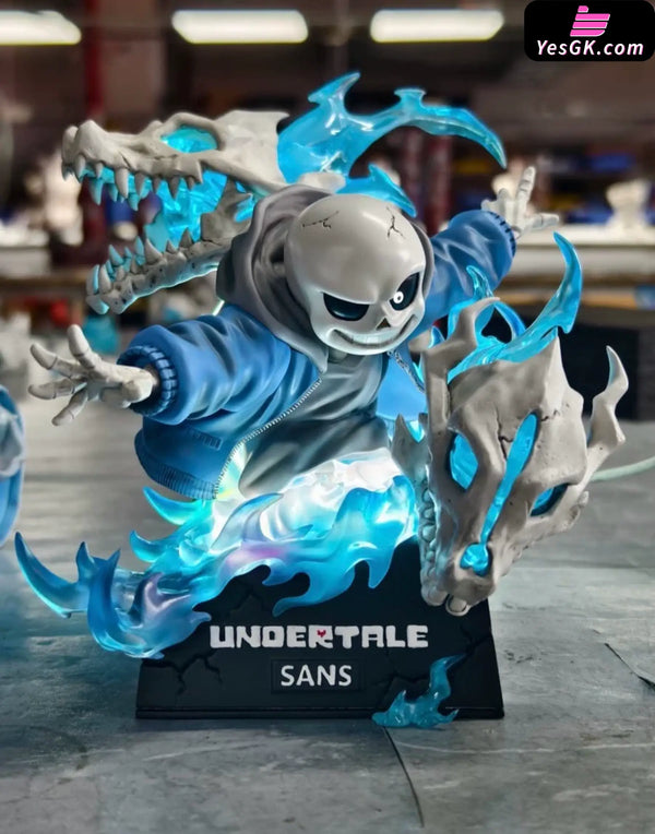 Undertale Sans Bust Statue - 27abyss Studio