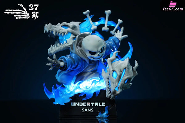 Undertale Sans Bust Statue - 27abyss Studio