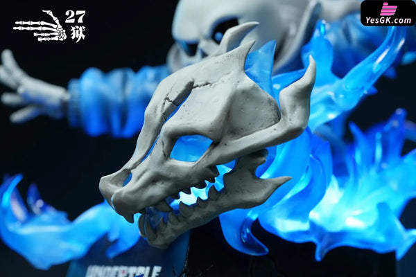 Undertale Sans Bust Statue - 27abyss Studio