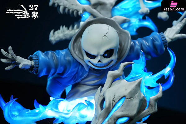 Undertale Sans Bust Statue - 27abyss Studio
