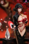 Uniform Series #3 Cheongsam Red Apricot 1/4 Statue (Licensed) - TGZW Studio [In-Stock] - Original Design