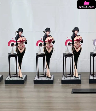 Uniform Series #3 Cheongsam Red Apricot 1/4 Statue (Licensed) - TGZW Studio [In-Stock] - Original Design