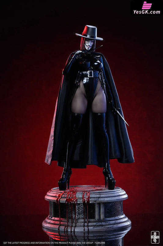 V For Vendetta 1St Miss Statue - Dtalon Studio [Pre-Order] Deposit / 1/4 Scale Nsfw 18 + Collection