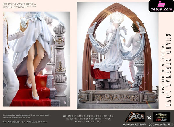 Vegeta And Bulma Wedding Resin Statue - T-Rex Studio [Pre-Order]