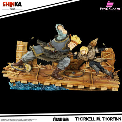 Vinland Saga Thorfinn Vs Thorkell Resin Statue - Shinka Studio [Pre - Order] Deposit Others