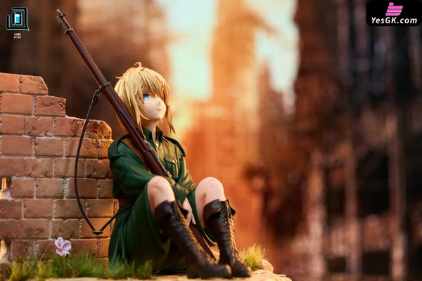 Violet Evergarden Military Uniform Violet 1/6 GK Statue - Hui Xiang Studio [In-Stock] - Full Payment - Violet Evergarden