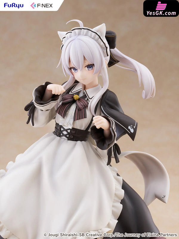 Wandering Witch: The Journey of Elaina Elaina Cat Ear Cafe Ver. 1/7 Scale Figure (Licensed) - FuRyu [Pre-Order] - Others