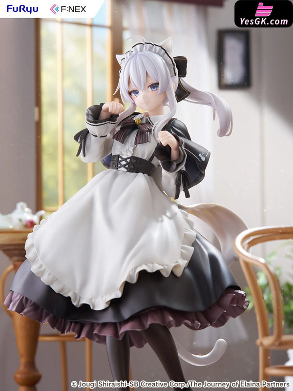 Wandering Witch: The Journey of Elaina Elaina Cat Ear Cafe Ver. 1/7 Scale Figure (Licensed) - FuRyu [Pre-Order] - Others