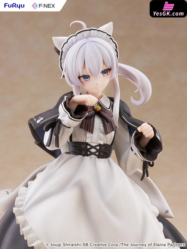 Wandering Witch: The Journey of Elaina Elaina Cat Ear Cafe Ver. 1/7 Scale Figure (Licensed) - FuRyu [Pre-Order] - Others
