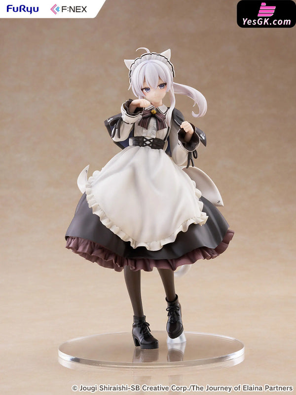 Wandering Witch: The Journey of Elaina Elaina Cat Ear Cafe Ver. 1/7 Scale Figure (Licensed) - FuRyu [Pre-Order] - Others