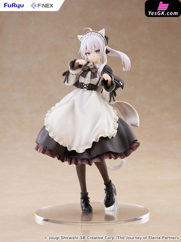 Wandering Witch: The Journey of Elaina Elaina Cat Ear Cafe Ver. 1/7 Scale Figure (Licensed) - FuRyu [Pre-Order] - Others