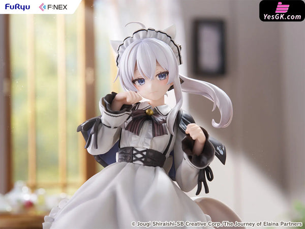 Wandering Witch: The Journey of Elaina Elaina Cat Ear Cafe Ver. 1/7 Scale Figure (Licensed) - FuRyu [Pre-Order] - Others