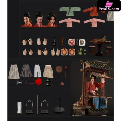 Water Margin Pan Jinlian 1/6 Action Figure - HEBE Studio & Haoyu Toys [In-Stock] - Full Payment / C.Zimei Version