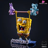 Weightlifting Spongebob Squarepants Last Lift Before Failure Resin Statue - Little Love Studio