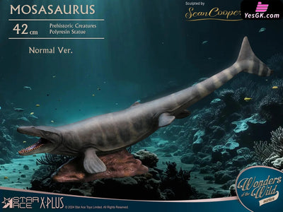 Wonders Of The Wild Series Mosasaurus Sean Cooper Sa5041 Sa5042 Statue - Star Ace Toys Studio