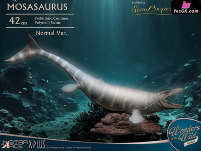 Wonders Of The Wild Series Mosasaurus Sean Cooper Sa5041 Sa5042 Statue - Star Ace Toys Studio