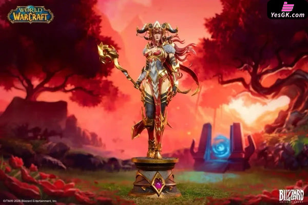 World of Warcraft Alextrasza Statue - BLIZZARD