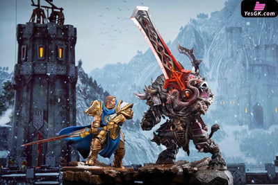 World of Warcraft Classic Old World Series 01 Field Marshal VS Warlord GK Statue - Laughing Skull Studio [Pre-Order]