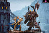 World of Warcraft Classic Old World Series 01 Field Marshal VS Warlord GK Statue - Laughing Skull Studio [Pre-Order]