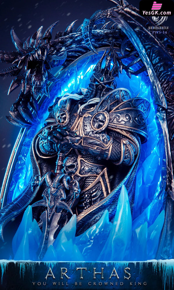 World Of Warcraft Desktop Statue Lich King Leviathan Studio [Pre - Order]