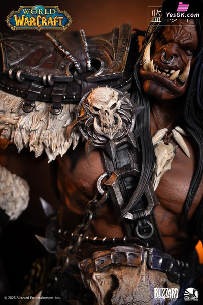 World of Warcraft Grommash Hellscream 1/3 Bust Statue - INFINITY Studio