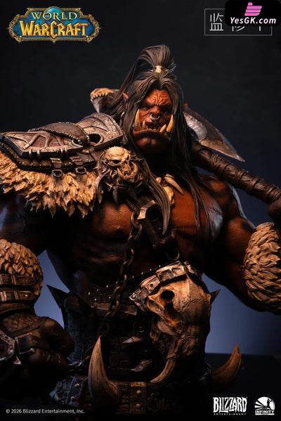 World of Warcraft Grommash Hellscream 1/3 Bust Statue - INFINITY Studio