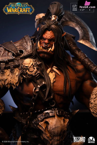 World of Warcraft Grommash Hellscream 1/3 Bust Statue - INFINITY Studio
