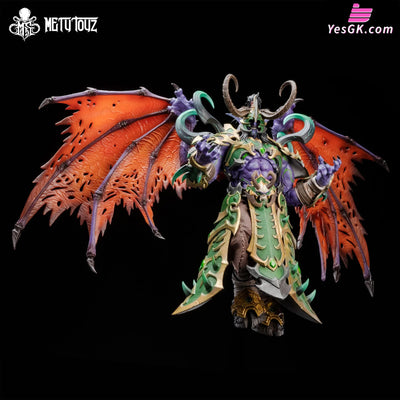 World of Warcraft Illidan Stormrage WF2025 Exclusive Demon Hunter Emperor Armor Edition Action Figure - METYTOYZ Studio