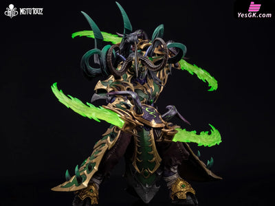 World of Warcraft Illidan Stormrage WF2025 Exclusive Demon Hunter Emperor Armor Edition Action Figure - METYTOYZ Studio