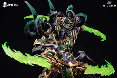 World of Warcraft Illidan Stormrage WF2025 Exclusive Demon Hunter Emperor Armor Edition Action Figure - METYTOYZ Studio