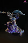 World Of Warcraft Knights The Ebon Blade 1St Shadow Necropolis Set Resin Statue - Four Horsemen