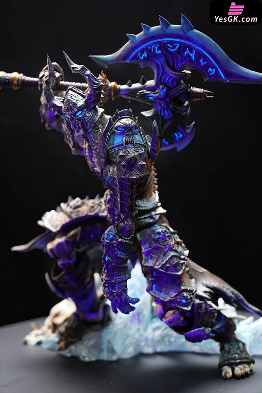 World Of Warcraft Knights The Ebon Blade 1St Shadow Necropolis Set Resin Statue - Four Horsemen