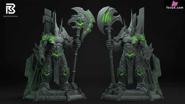 World Of Warcraft T6 Warloc & Fel Lord Zakuun Statue - Br Studio [Pre-Order] Full Payment / (Set)