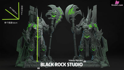 World Of Warcraft T6 Warloc & Fel Lord Zakuun Statue - Br Studio [Pre-Order]