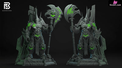 World Of Warcraft T6 Warloc & Fel Lord Zakuun Statue - Br Studio [Pre-Order] Full Payment / (Set)