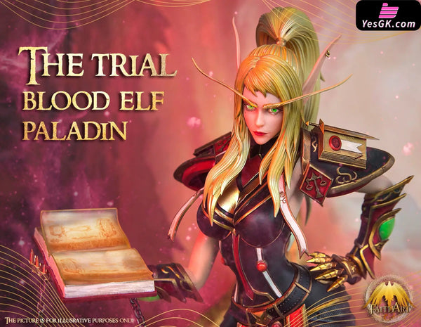 Wow Blood Elf Paladin Resin Statue - Faith Art [Pre-Order Closed] Other Animes